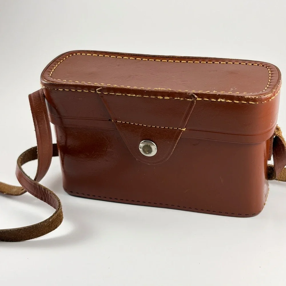 Vintage Argus C3 Color-Matic 35m Rangefinger Camera Original Leather Case